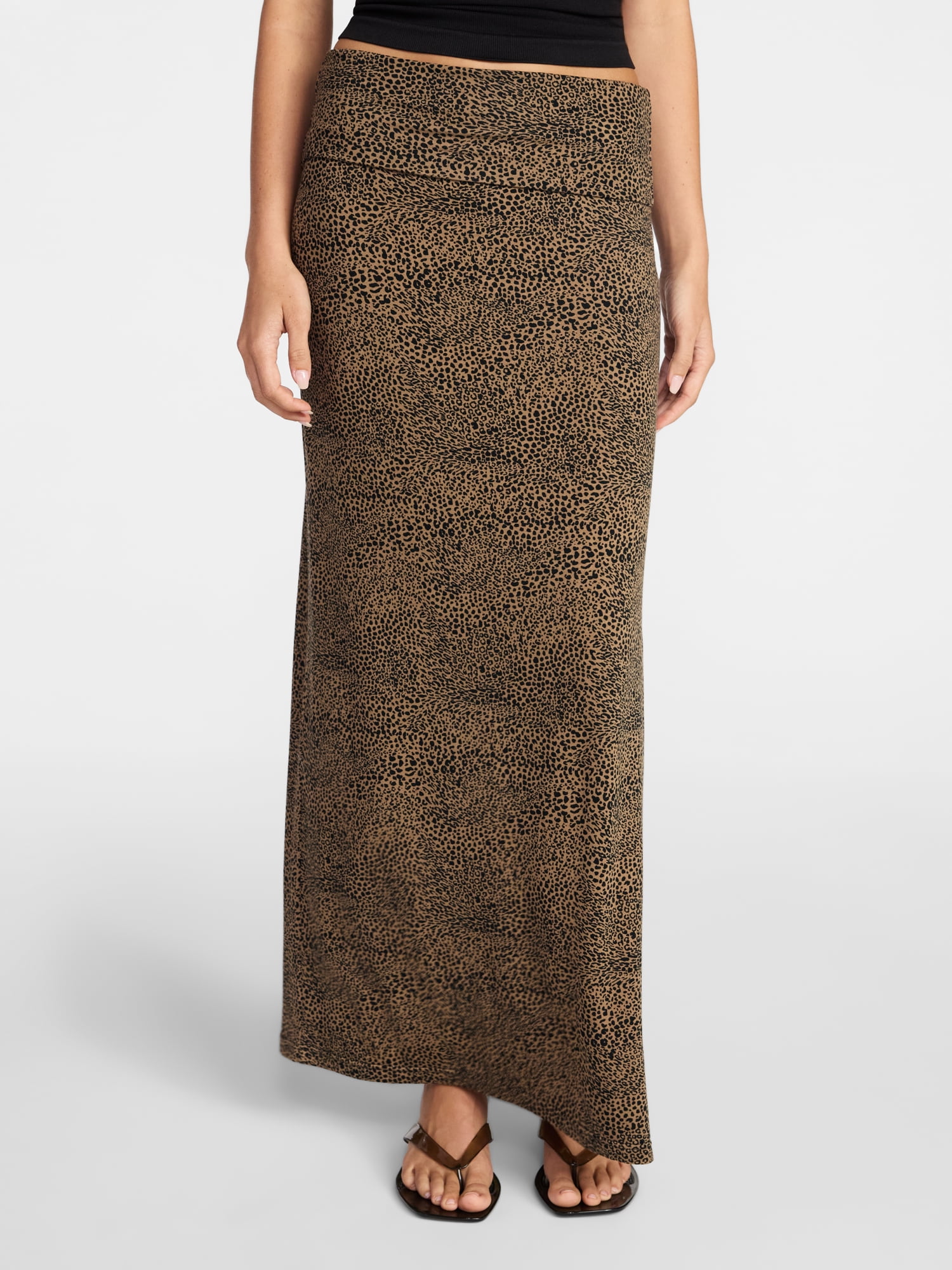 No Boundaries Foldover Maxi Skirt, Women's & Women's Plus XXS-4X
