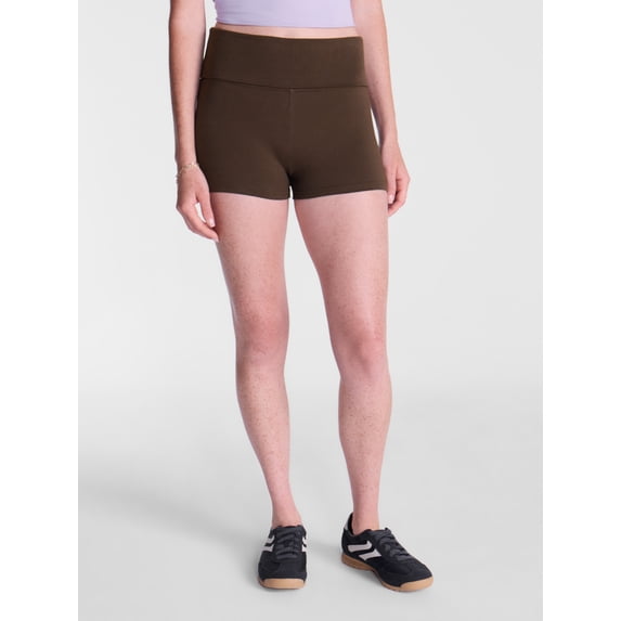 No Boundaries Foldover Shorts, 2'' Inseam, Women's XXS-XXL