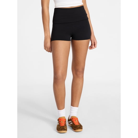 No Boundaries Foldover Shorts, 2.25" Inseam, Women's XXS-XXL