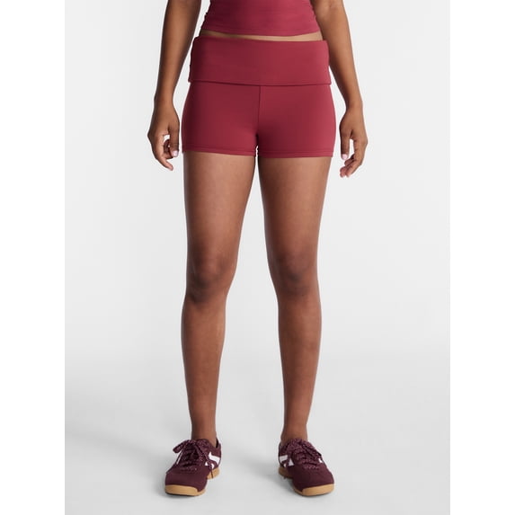 No Boundaries Foldover Shorts, 2.25" Inseam, Women's XXS-XXL