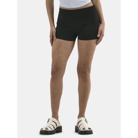 No Boundaries Foldover Shorts, 2.25” Inseam, Women's