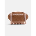 thumbnail image 1 of No Boundaries Women’s Football Hair Claw Clip, Brown, One Size, 1 of 4
