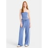 No Boundaries French Terry Tube Top and Pants Set,