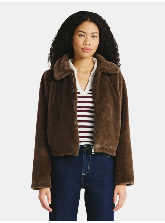 Faux Fur Jacket, Women's