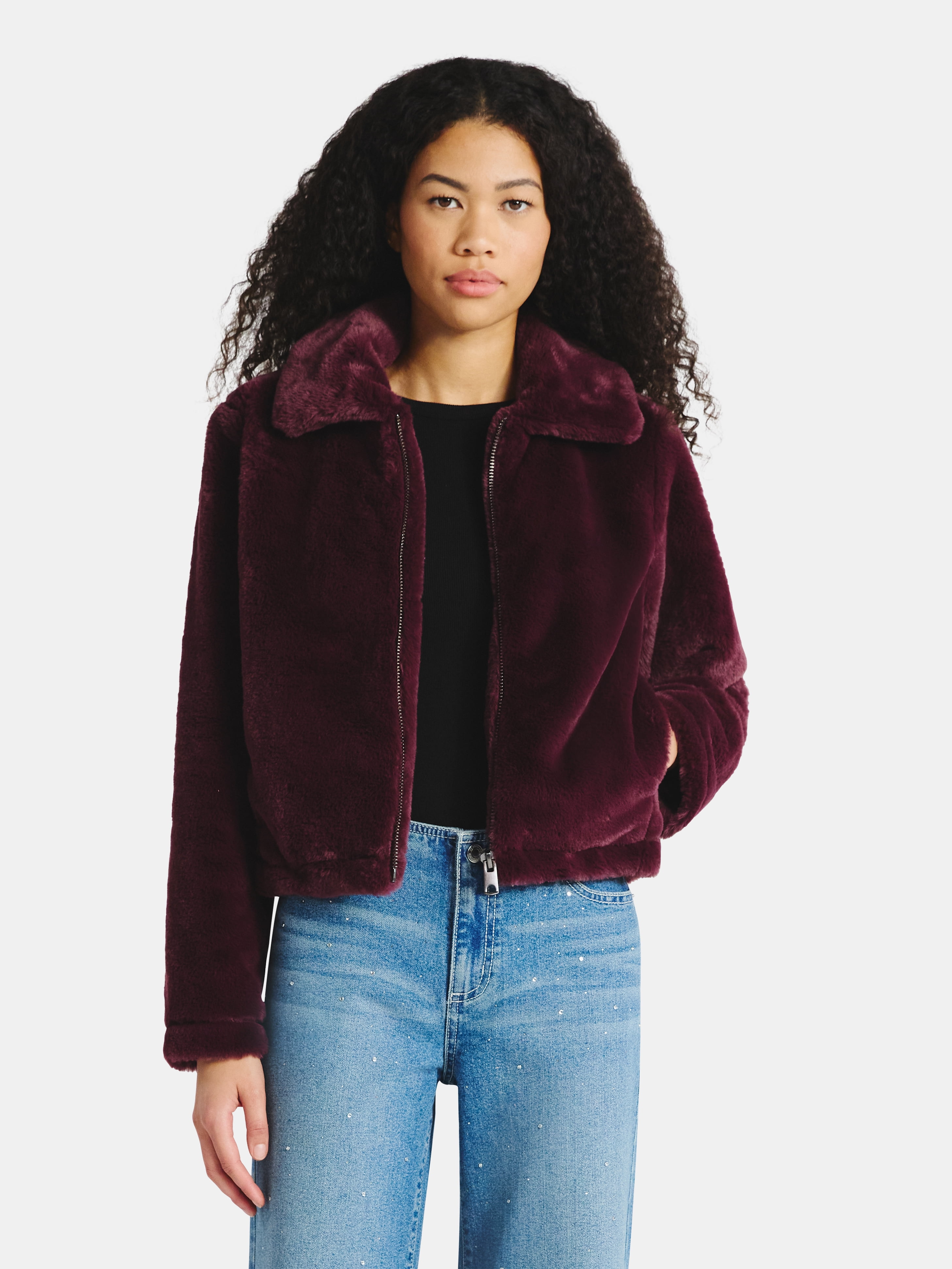 Faux Fur Jacket, Women's