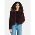 thumbnail image 1 of No Boundaries Faux Fur Jacket, Women's, 1 of 5