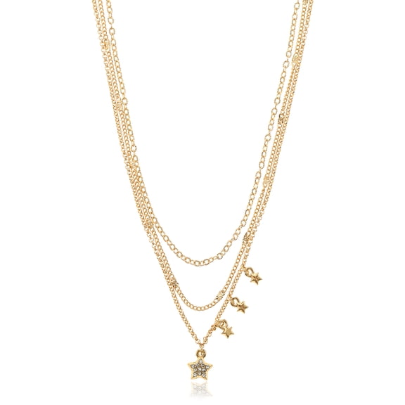 No Boundaries Layered Necklace Set, Gold Tone, 3-Piece