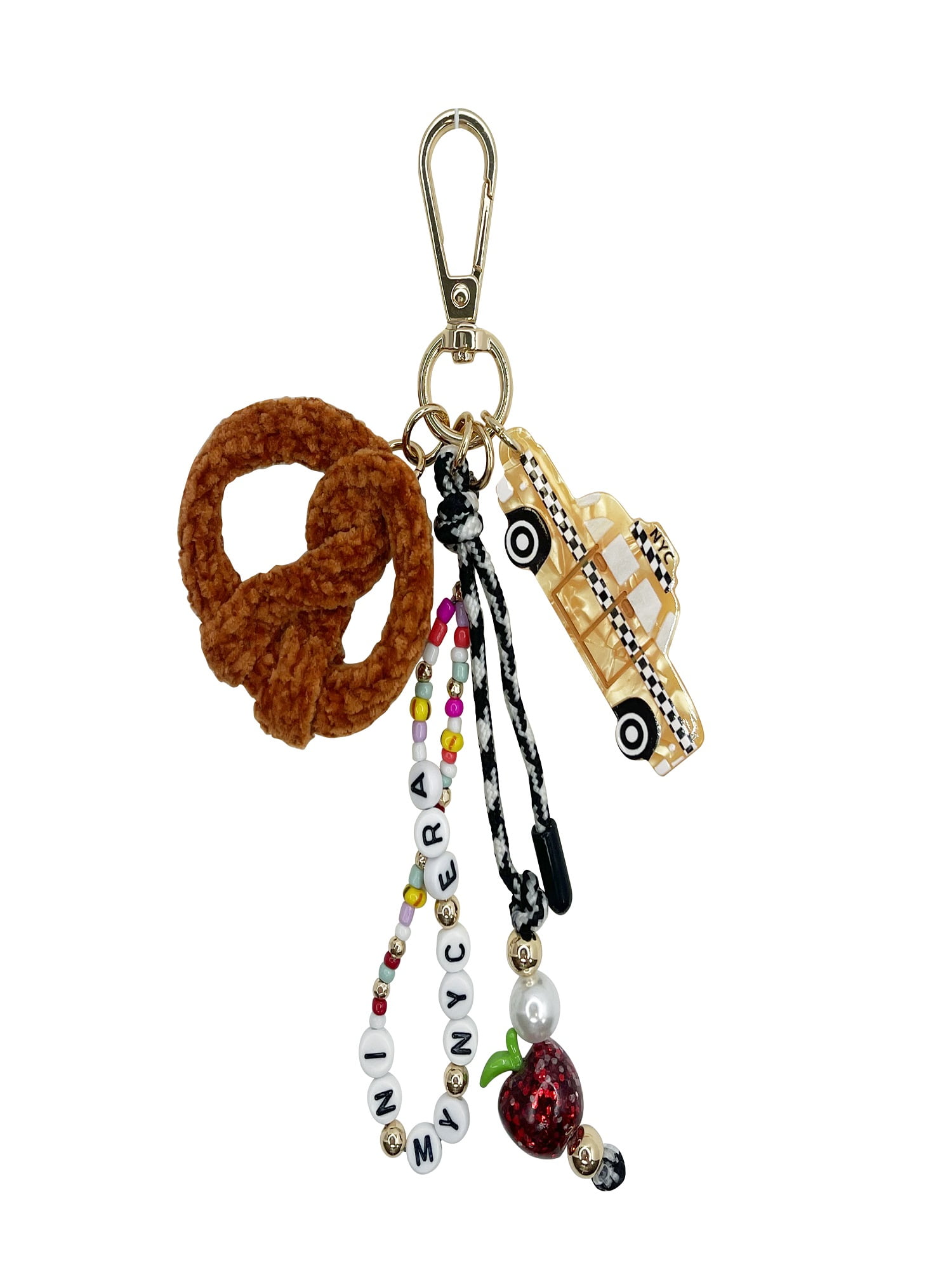 No Boundaries Women's Bag Charm, Goldtone NYC Era - Walmart.com
