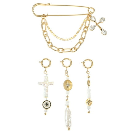 No Boundaries No Stone Novelty Charms No Stamp, (1 Pin and 3 Charms)