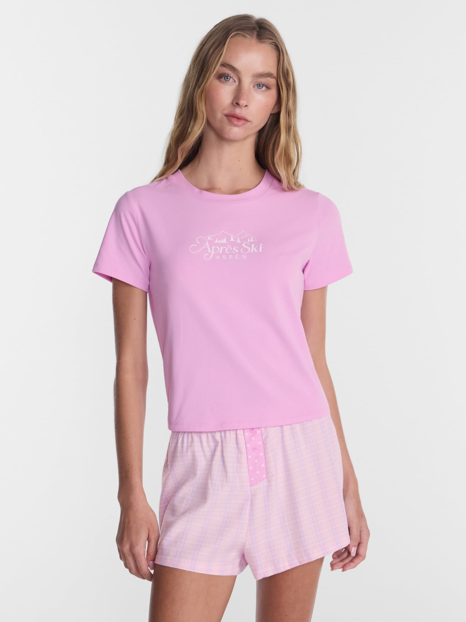 No Boundaries Graphic Baby Sleep Tee, Women's XS-XXL