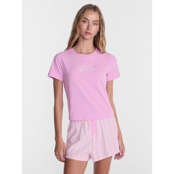 No Boundaries Graphic Baby Sleep Tee, Women's XS-XXL