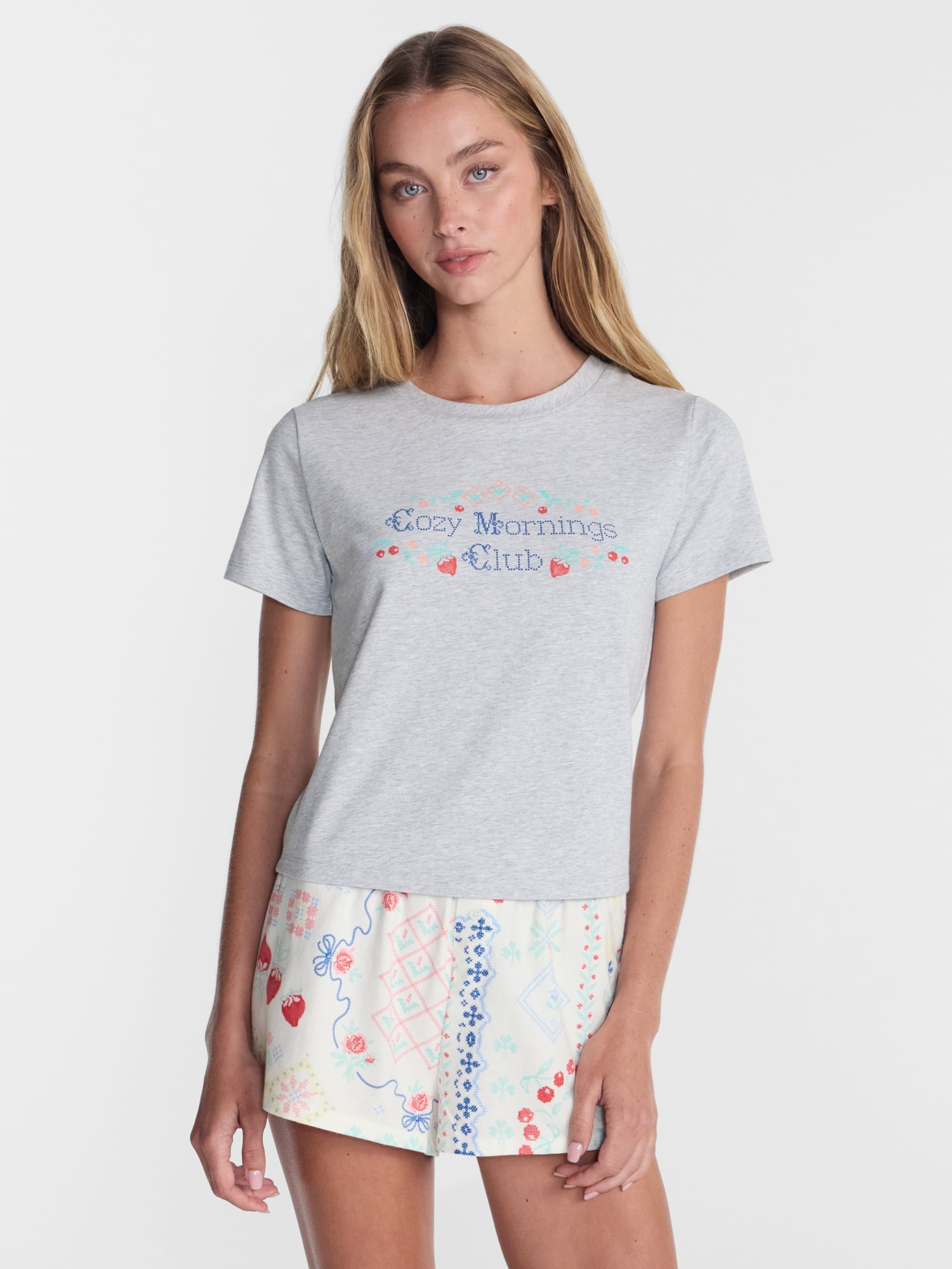 No Boundaries Graphic Baby Sleep Tee, Women's XS-XXL