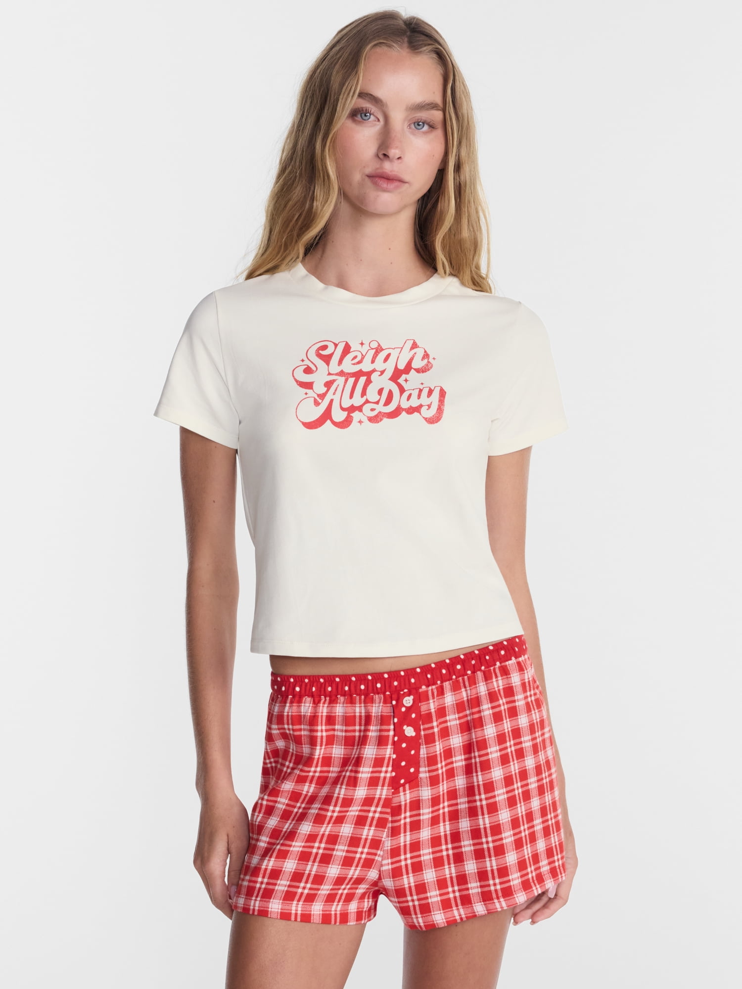 No Boundaries Graphic Baby Sleep Tee, Women's XS-XXL
