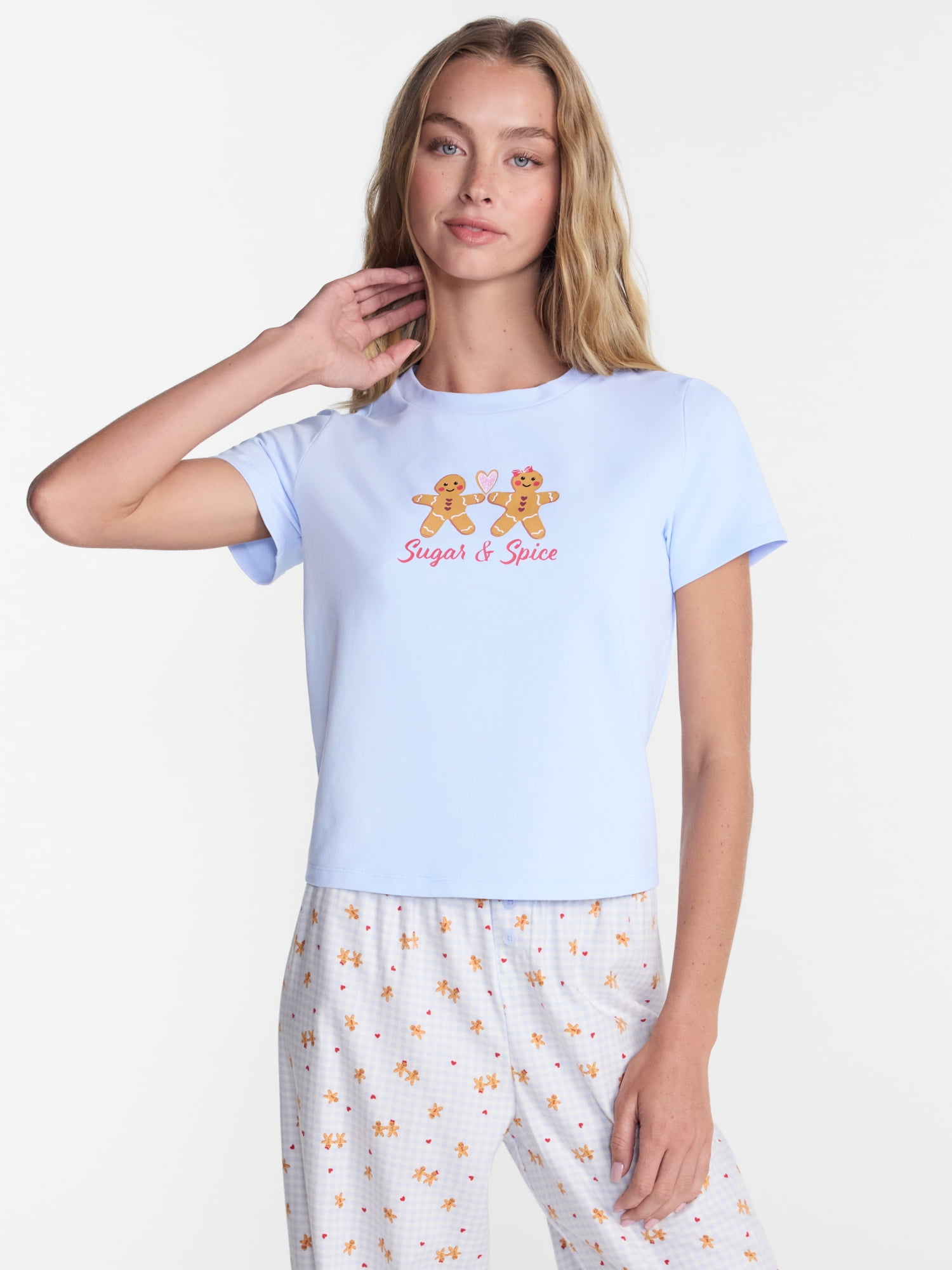 No Boundaries Graphic Baby Sleep Tee, Women's XS-XXL