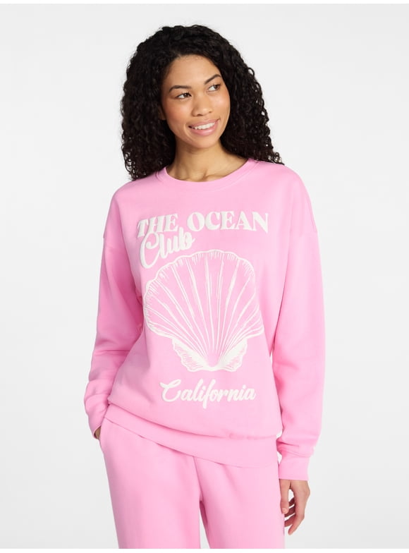 Graphic Crewneck Sweatshirt, Women's XXS-XXL