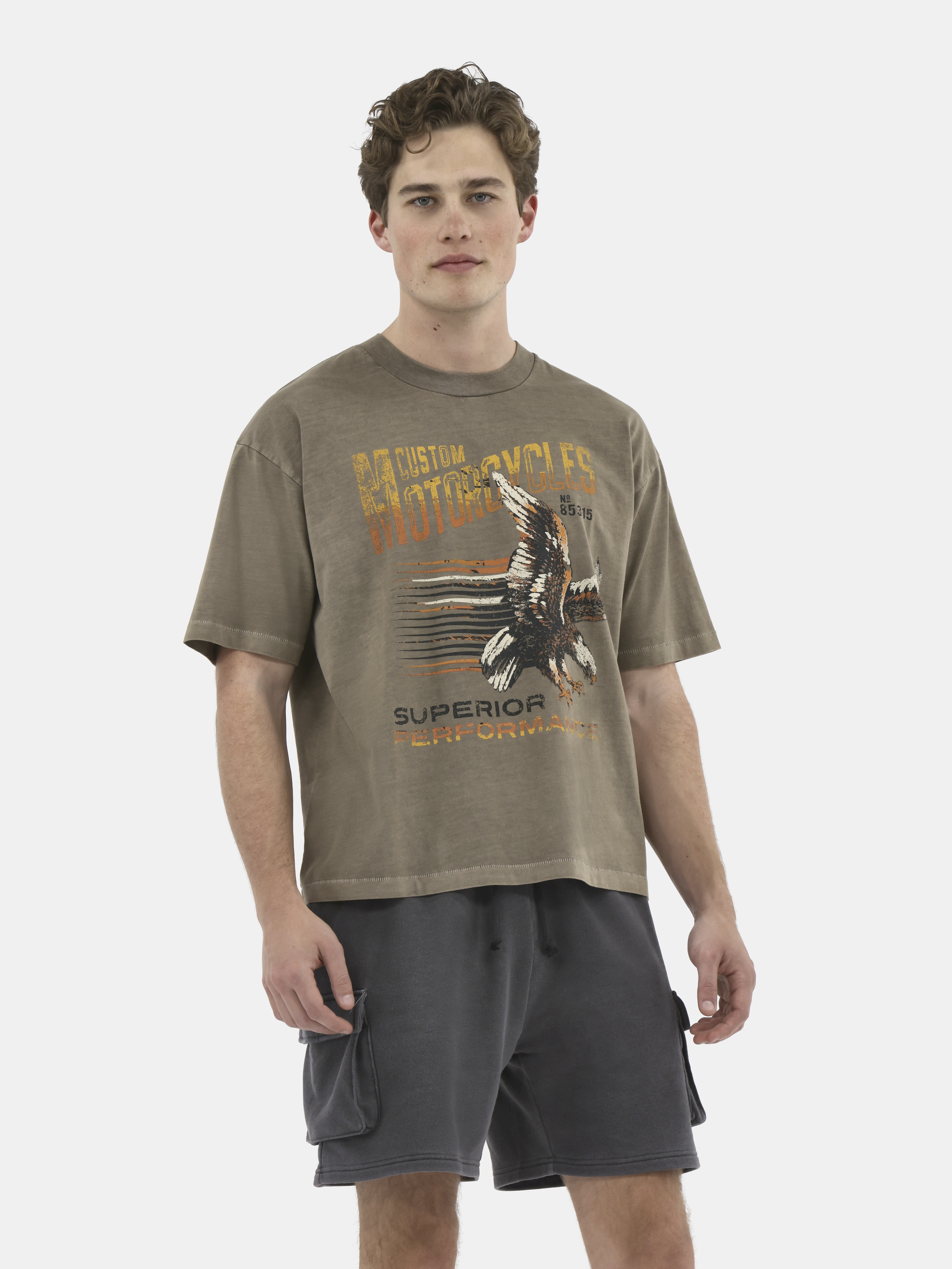 No Boundaries Graphic Crop Tee, Men's & Big Men's