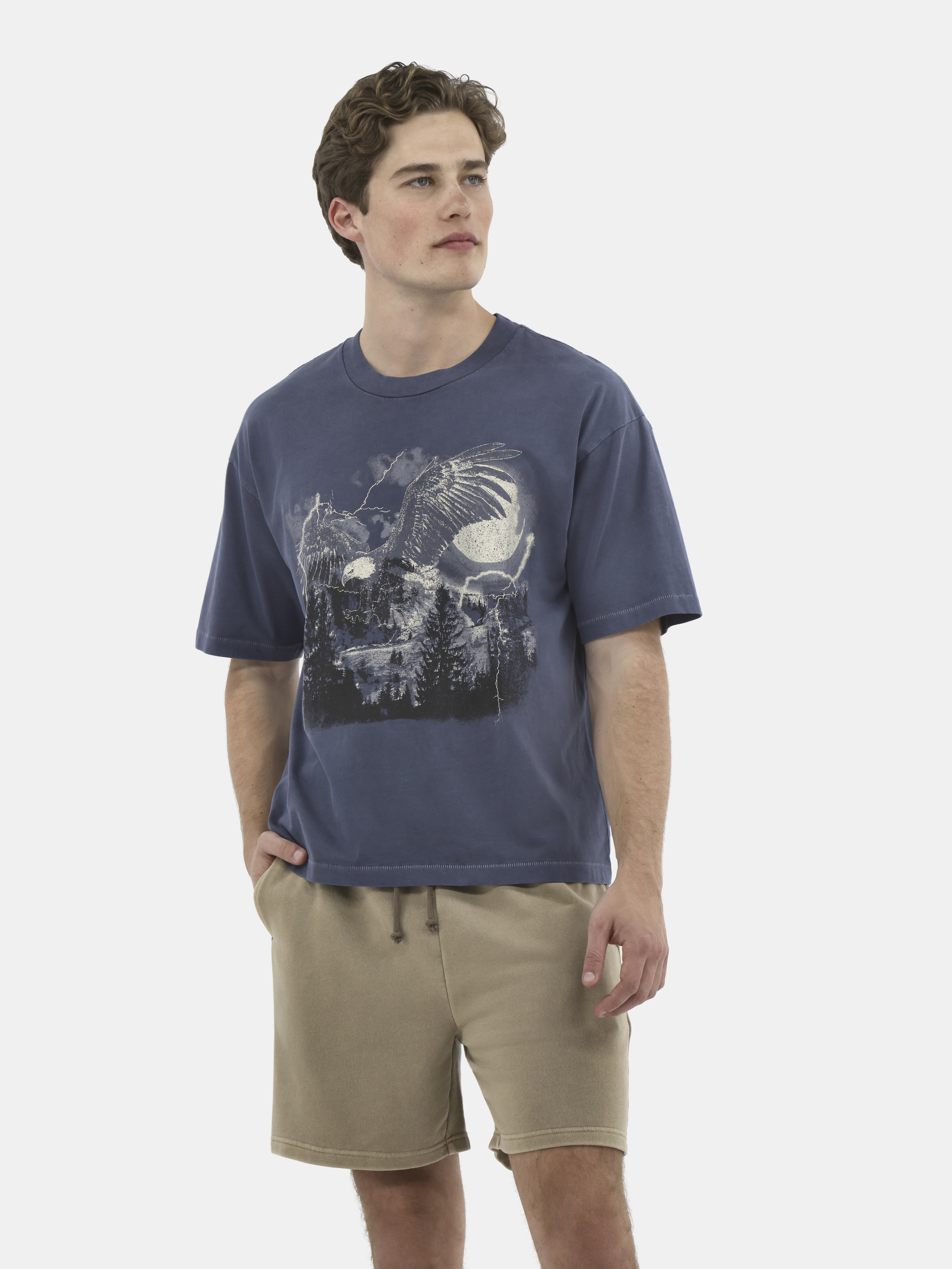 No Boundaries Graphic Crop Tee, Men's & Big Men's