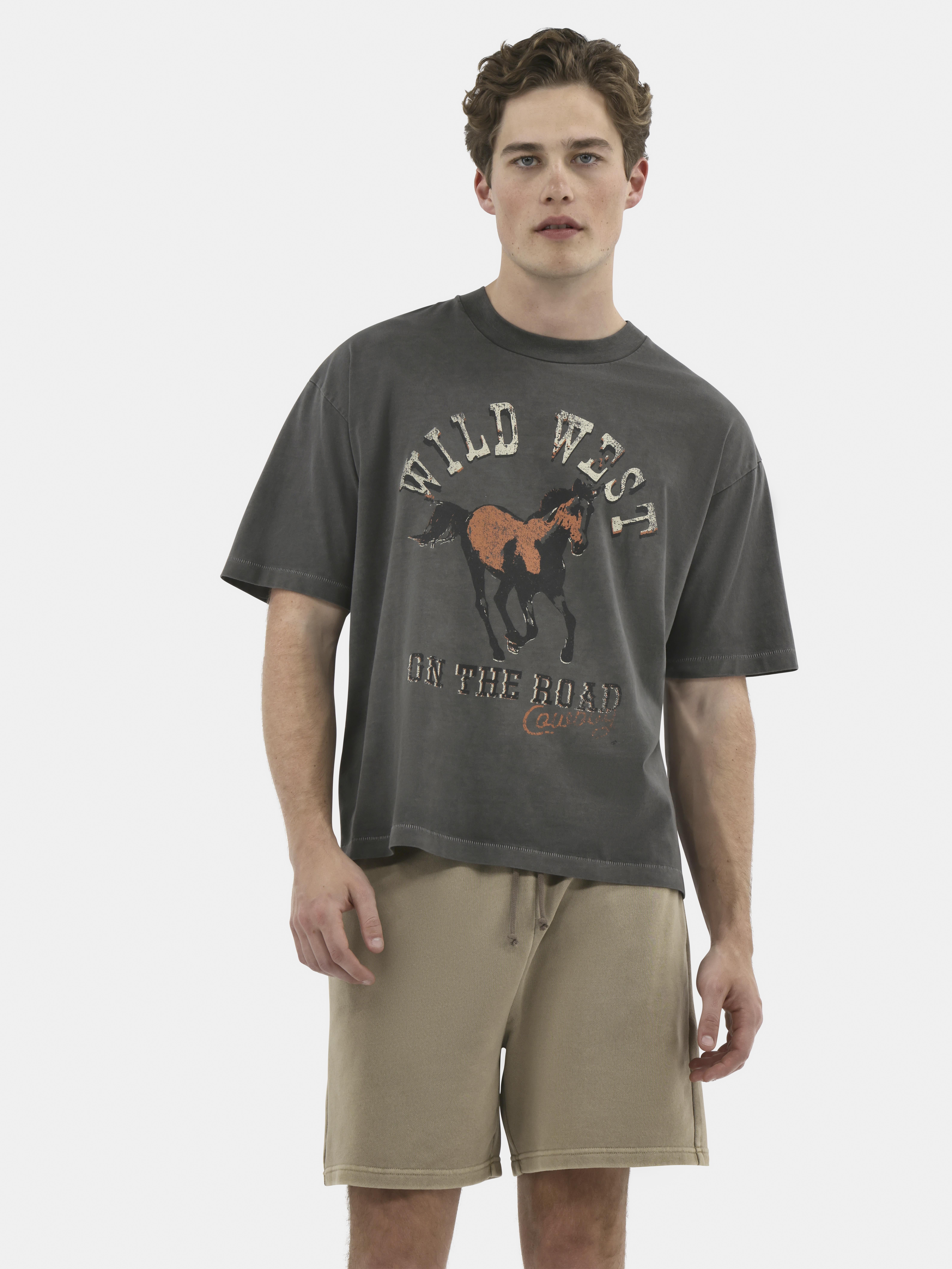 No Boundaries Graphic Crop Tee, Men's & Big Men's