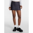 thumbnail image 1 of No Boundaries Grommet Faux Leather Mini Skirt, Women’s XXS-XXL, 1 of 5