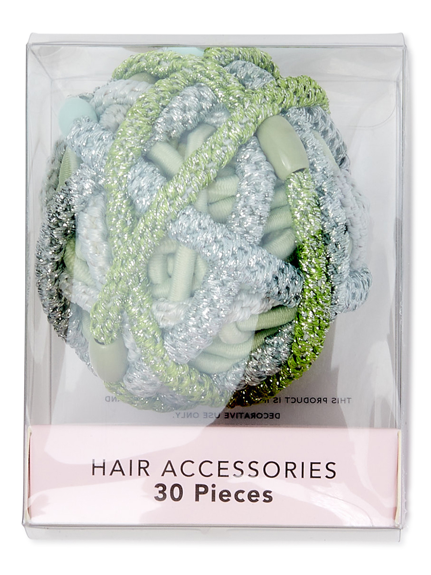 No Boundaries Hair Tie Ball, 30Pack