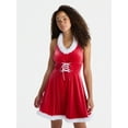 thumbnail image 1 of No Boundaries Santa Halter Dress, Women’s, 1 of 5