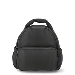 No Boundaries Casual Mini Backpack, Black Denim, Women's