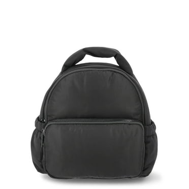 No Boundaries Women's Hands Free Puffy Mini Backpack, Black
