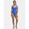 thumbnail image 1 of No Boundaries Women's High Leg One Piece Swimsuit, Sizes XXS-XXL, 1 of 4