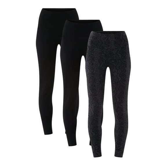 No Boundaries High Rise Ankle Leggings, 1 or 3-Pack, Women's