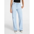 thumbnail image 1 of No Boundaries High Rise Baggy Wide Leg Jeans, 30" Inseam, Women's and Women's Plus Sizes XXS-4X, 1 of 6