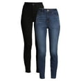 thumbnail image 1 of No Boundaries High Rise Skinny Jeans, 2-Pack, Women's, 1 of 5