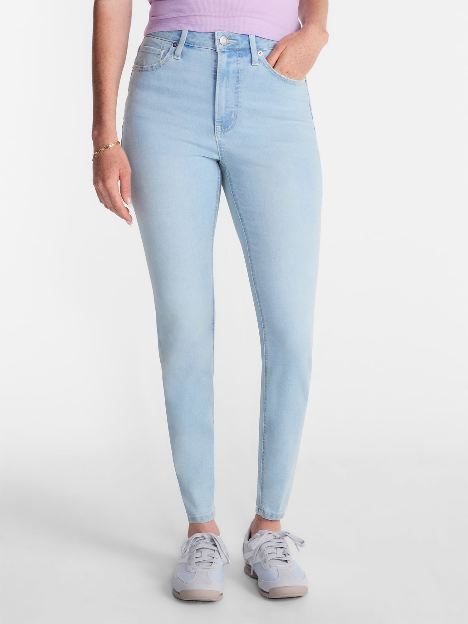 No Boundaries High Rise Skinny Jeans, 29" Inseam, Women's Sizes 00-20