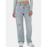 NO BOUNDARIES High-Rise Straight Leg Jeans, 30" Inseam, Women’s