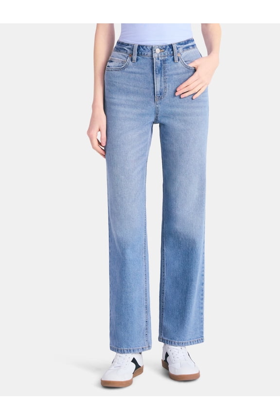 High-Rise Straight Leg Jeans, 30" Inseam, Women’s