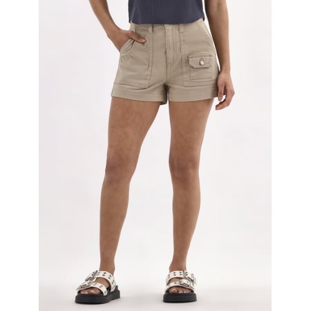 No Boundaries High Rise Utility Shorts, Inseam 2.75", Women's