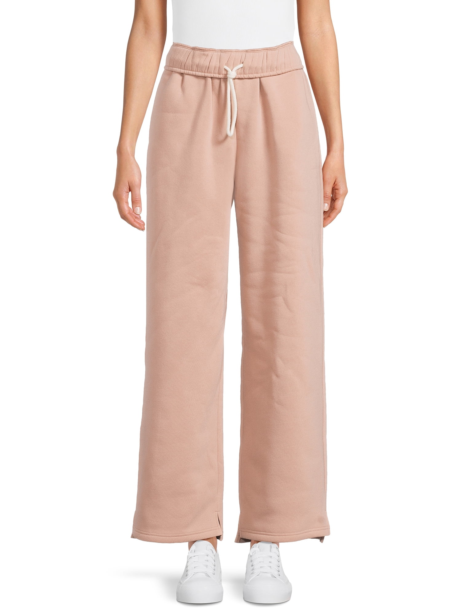 No Boundaries High Rise Wide Leg Fleece Sweatpants (Women's)