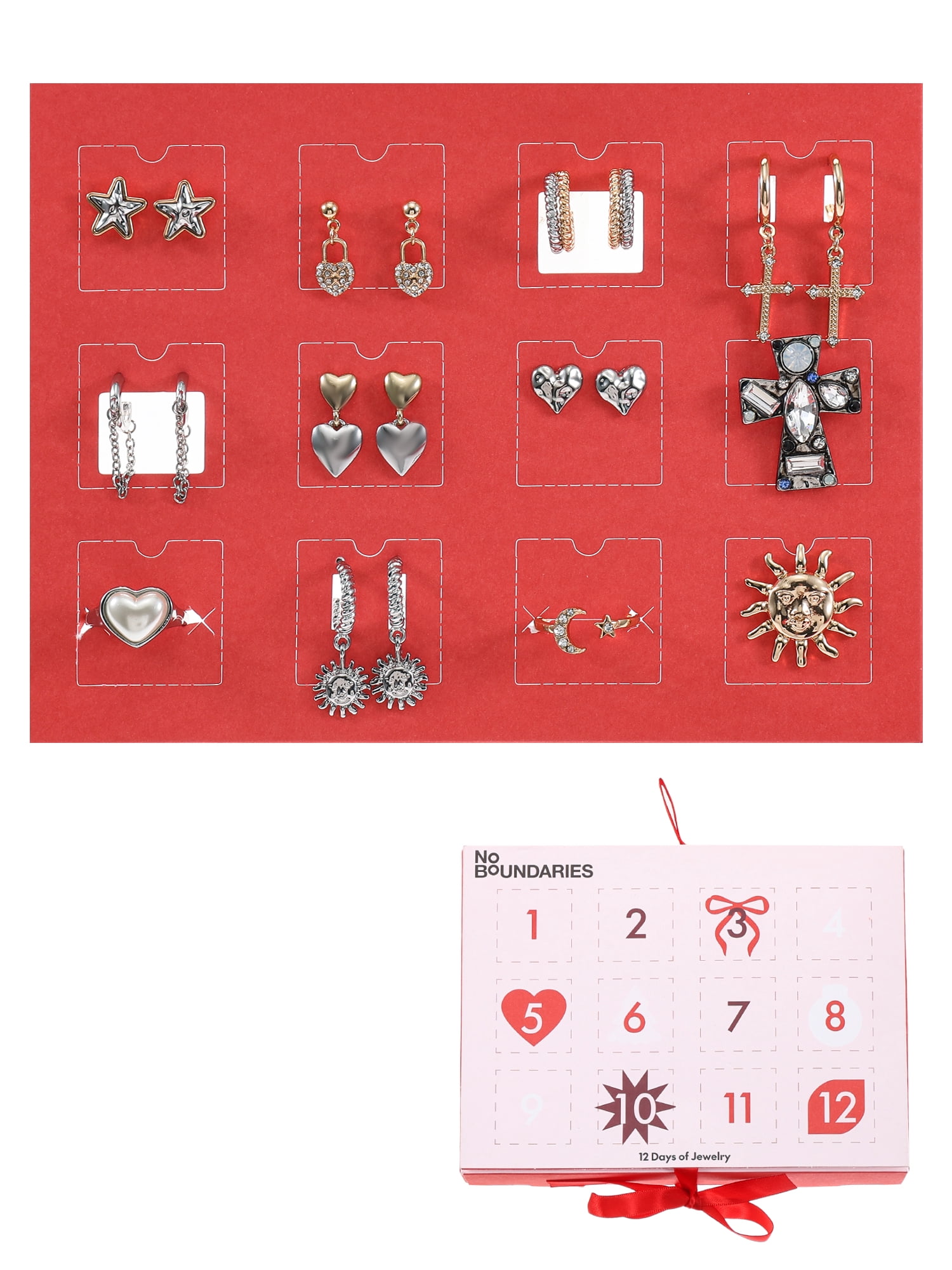 Holiday Gifting Goldtone Advent Calendar