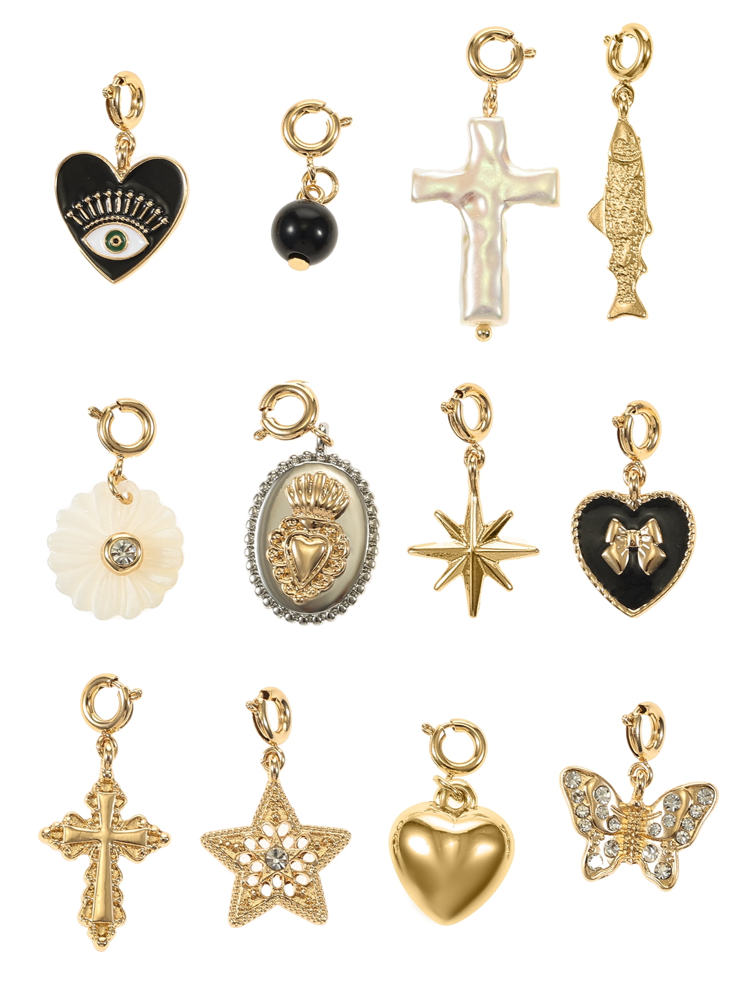 Holiday Gifting 12 Days of Charms Goldtone Set