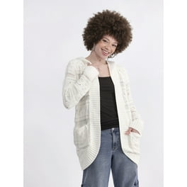 No Boundaries Conversational Cardigan, Women's Sizes XXS-XXL No Boundaries Conversational Cardigan, Women's Sizes XXS-XXL