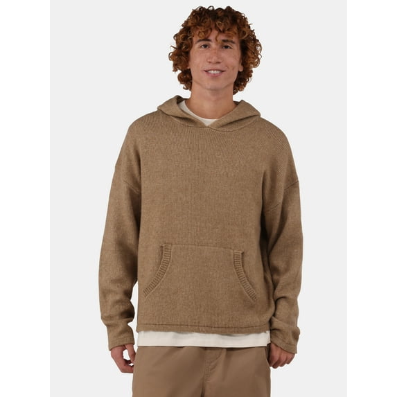 No Boundaries Men's & Big Men's Hooded Sweater, Sizes XS-3XL