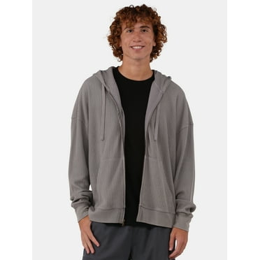No Boundaries Hooded Thermal Shirt Hoodie, Men's & Big Men's, Sizes XS-5XL