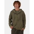 thumbnail image 1 of No Boundaries Hooded Thermal Shirt Hoodie, Men's & Big Men's, Sizes XS-5XL, 1 of 5