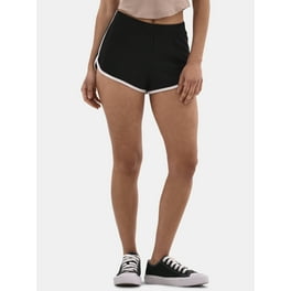 No Boundaries Pintuck Denim Shorts, 3” Inseam, Women's