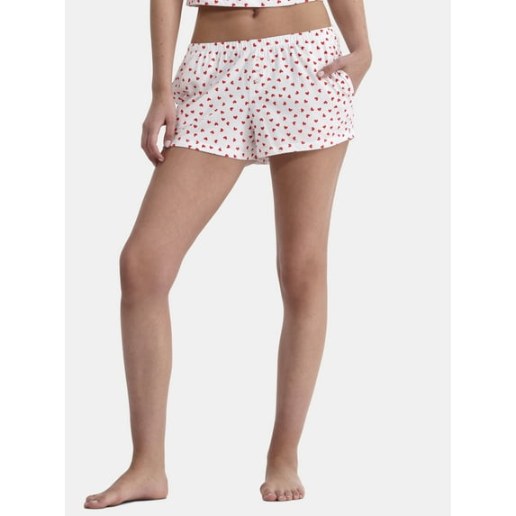 No Boundaries Jersey Sleep Shorts, 2.25'' Inseam, Women’s and Women’s Plus