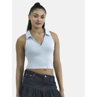 No Boundaries Johnny Collar Polo, Women's