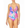 thumbnail image 1 of No Boundaries Junior's Abstract Ring Front One Piece Swimsuit, 1 of 3