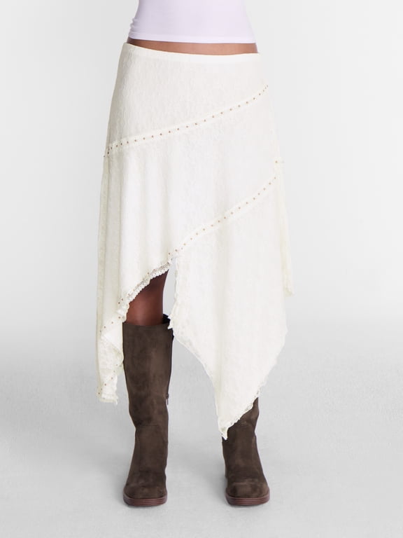 Asymmetrical Midi Skirt, Women’s XXS-XXL