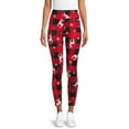 thumbnail image 1 of No Boundaries Junior's Christmas Faux Fur Lined Leggings, 1 of 5
