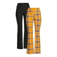 thumbnail image 1 of No Boundaries Junior's Flare Pants, 2-Pack, 1 of 5