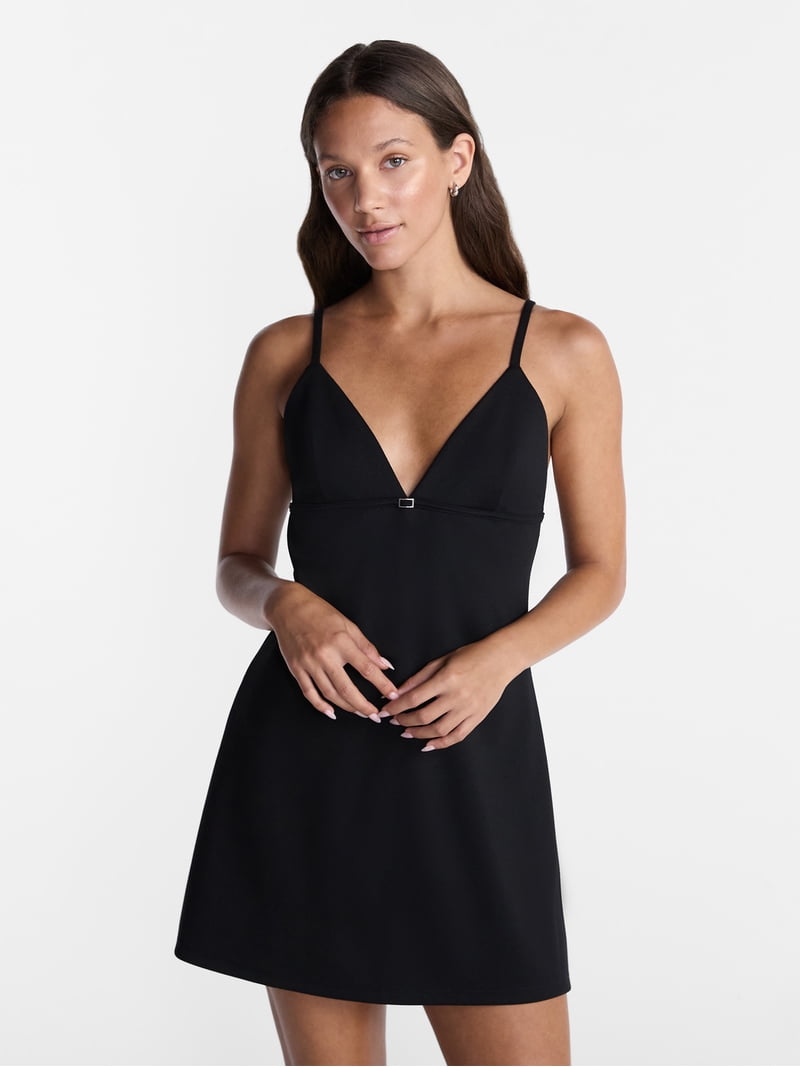 xxs bodycon dresses No Boundaries Knit Mini Dress, Womens Xxs-xxl, Women's, Black From All Angles Blue cf-size-130 Color Available:Black When the category is